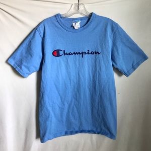 Y2K Blue Champion T-Shirt
